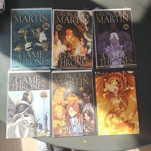 GAME OF THRONES (2011 Dynamite Comics) -- #1 2 3 4 5 6 1st Print Alternate Cover